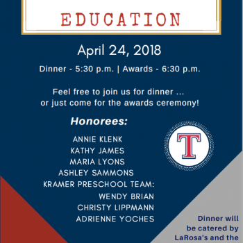 Education Banquet Flyer